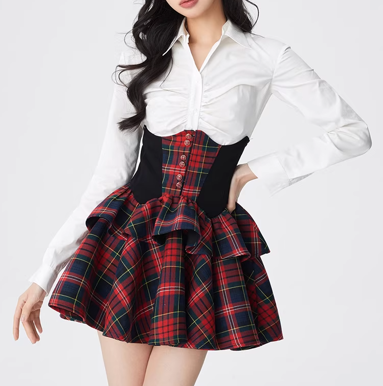 Two-piece summer dress summer design sexy hip skirt LL-361