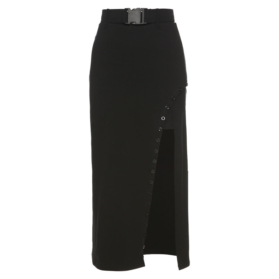 New Women's Solid Color Half Skirt LL-259