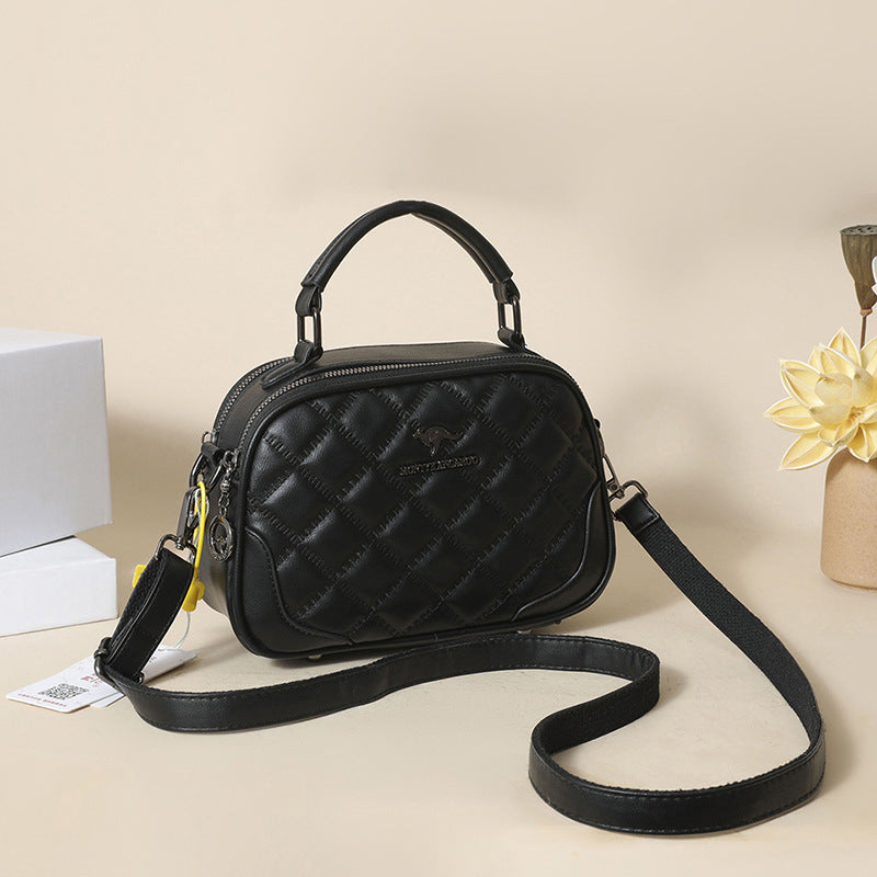 New practical rhombic high-end bag layered large-capacity handbag fashion all-match popular shoulder Messenger LT-6868