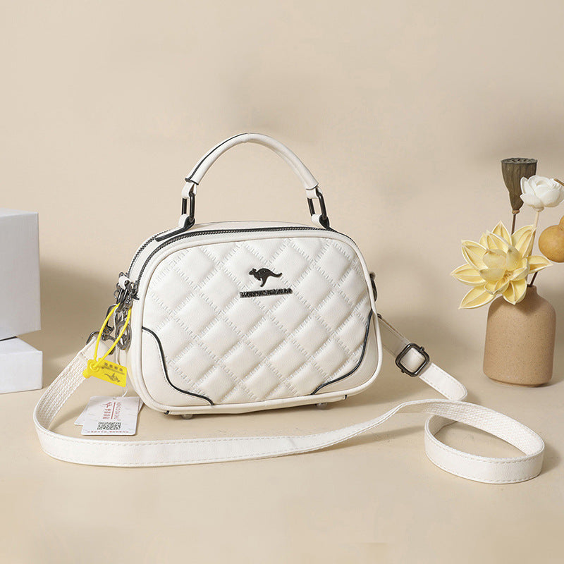 New practical rhombic high-end bag layered large-capacity handbag fashion all-match popular shoulder Messenger LT-6868