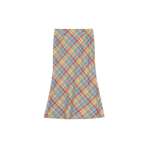 Wearing a knitted short-sleeved T-shirt in summer is a sweet and spicy two-piece suit LL-436