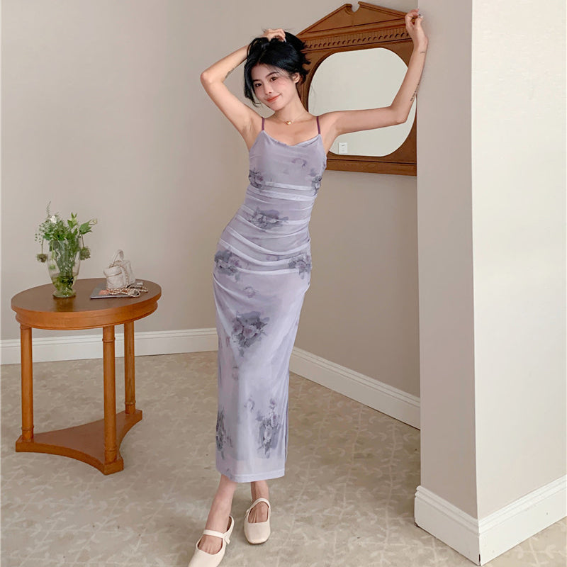 Summer dress party dress long dress two-piece LL-379