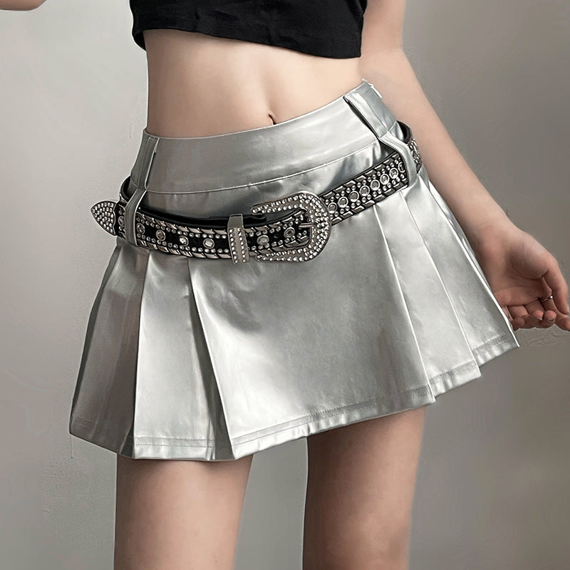 American Street style Mini skirt hottie High waist sexy cool girl 2 colors LL-337