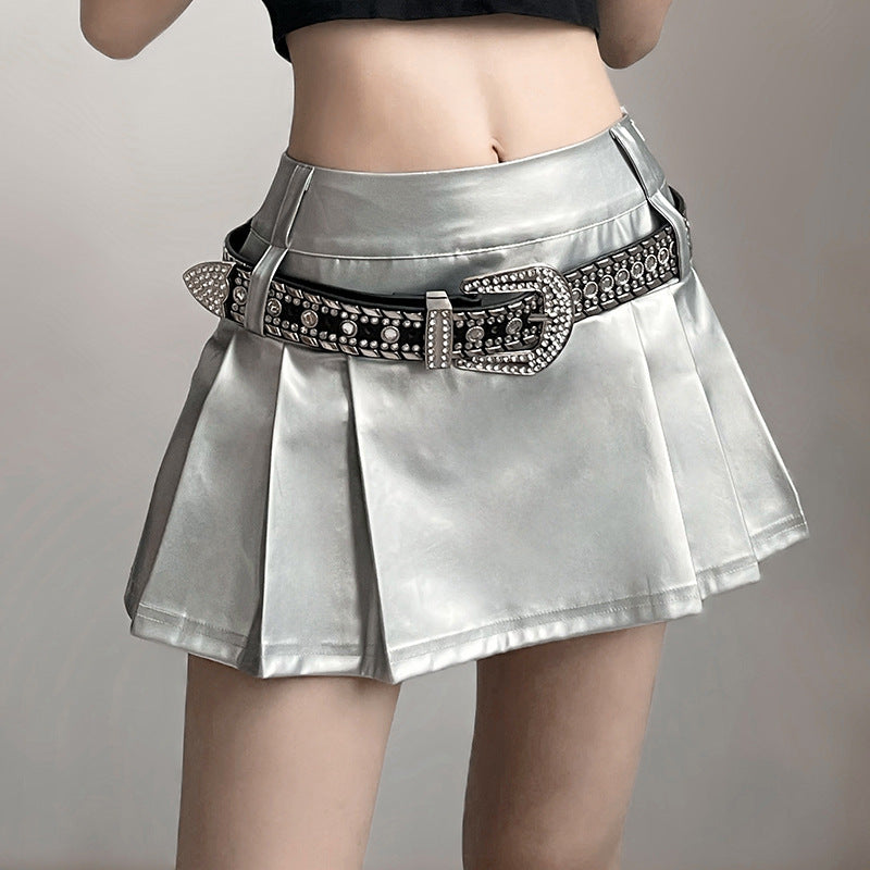 American Street style Mini skirt hottie High waist sexy cool girl 2 colors LL-337