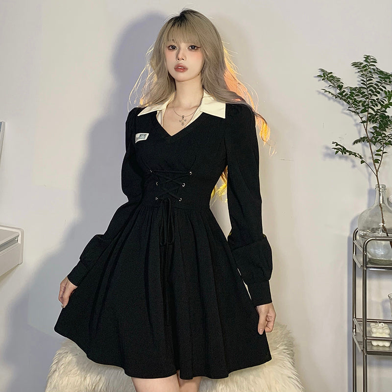 POLO Dress hottie style mini dress look thin LL-035
