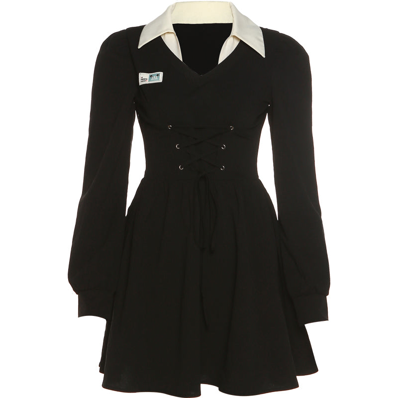 POLO Dress hottie style mini dress look thin LL-035