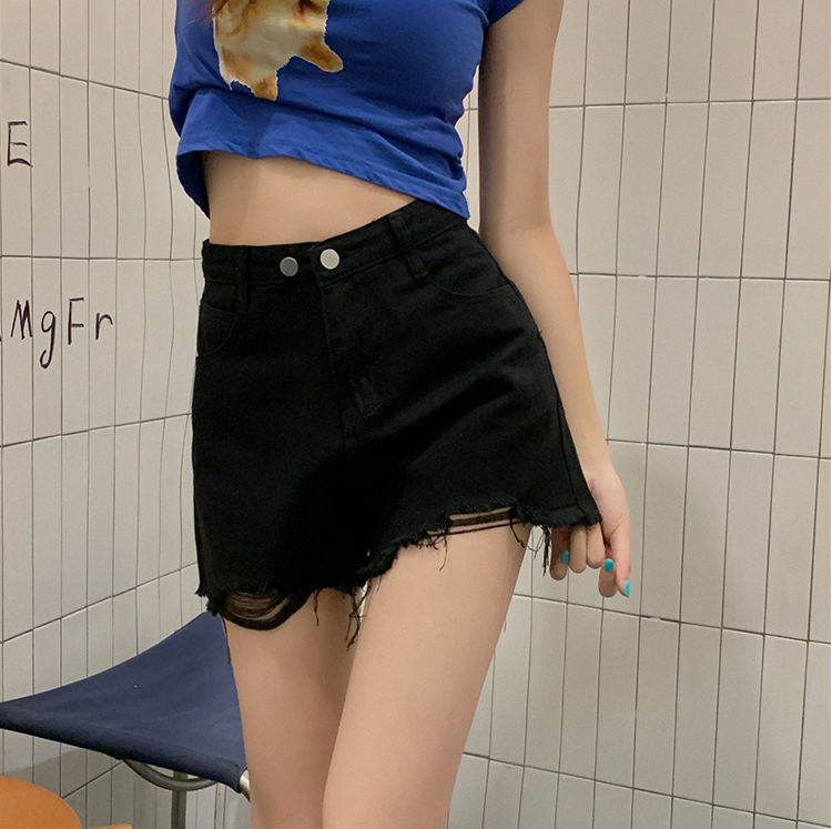 Mini pants jeans shorts Bottom jeans plus size hot girl style LL-BYY-075