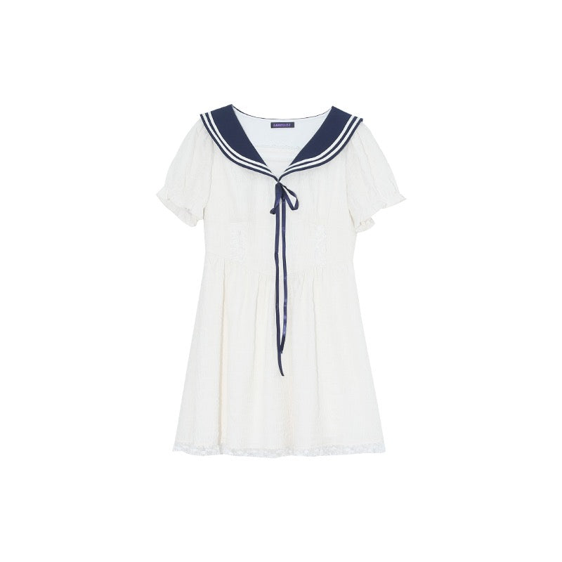 School style summer dress mini dress Graduation Ceremony sweet LL-193