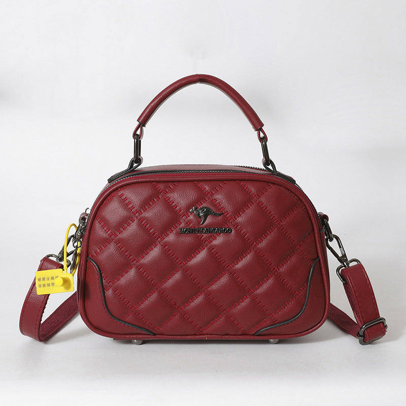 New practical rhombic high-end bag layered large-capacity handbag fashion all-match popular shoulder Messenger  LT-6868