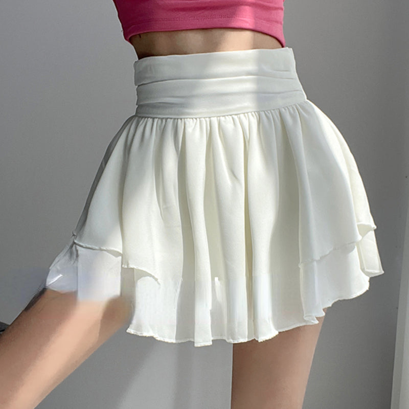 Ballet academy wind girl spring and summer spice girl short skirt and high waist LL-398