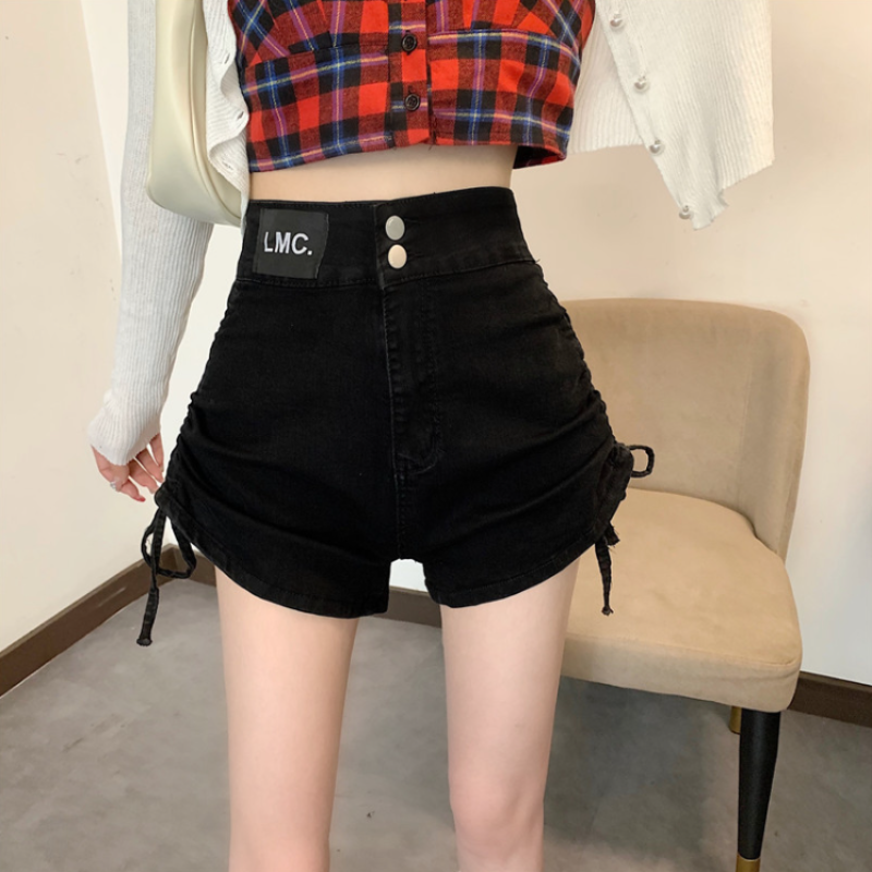 Mini pants jeans shorts plus size hot girl style 2 colors LL-074