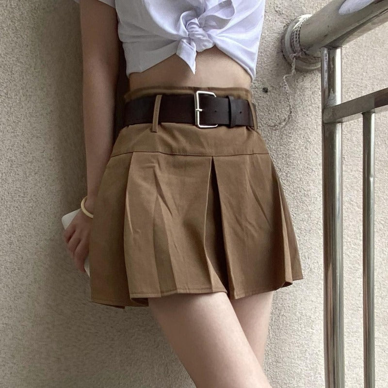 Y2K Skirts Mini Skirts hot girl style 2 colors LL-017