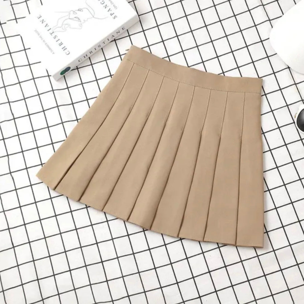 Korean Style High Waist Skirt Mini shirt  LL-010