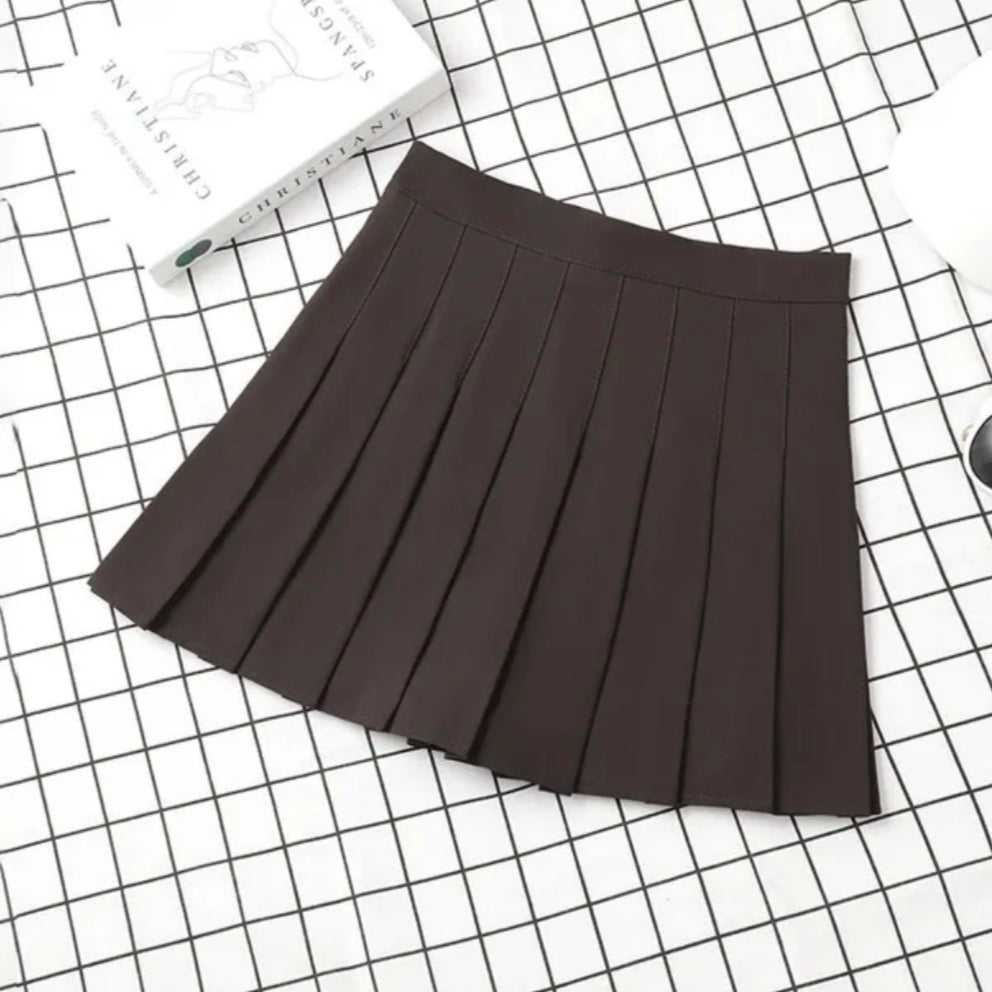 Korean Style High Waist Skirt Mini shirt  LL-010