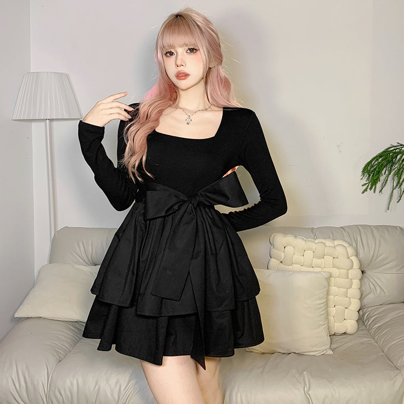 Hottie style dress mini dress look thin LL-029