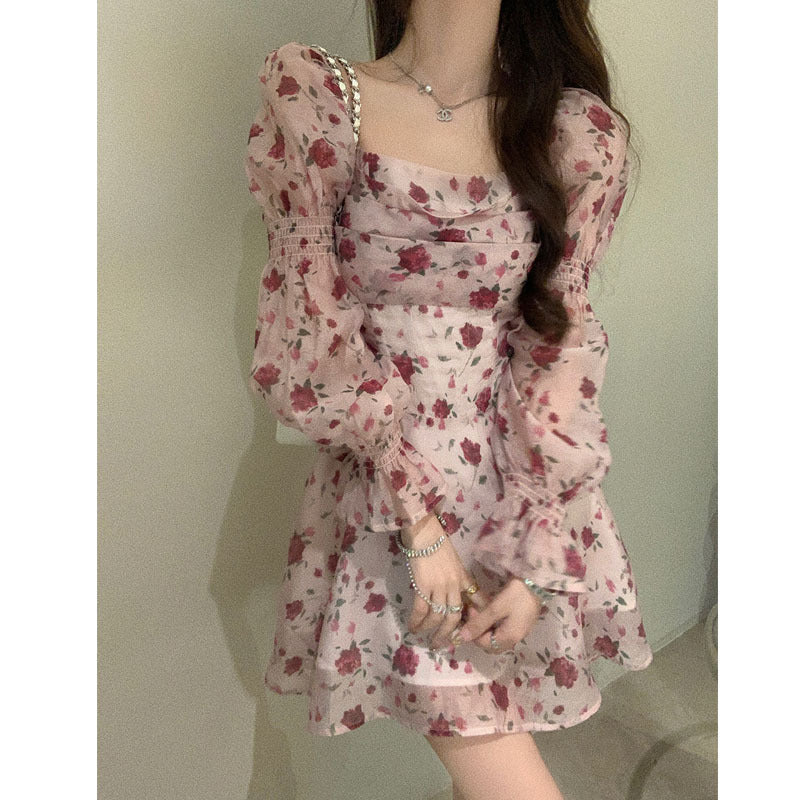 New summer flower dress Ladylike style LL-025