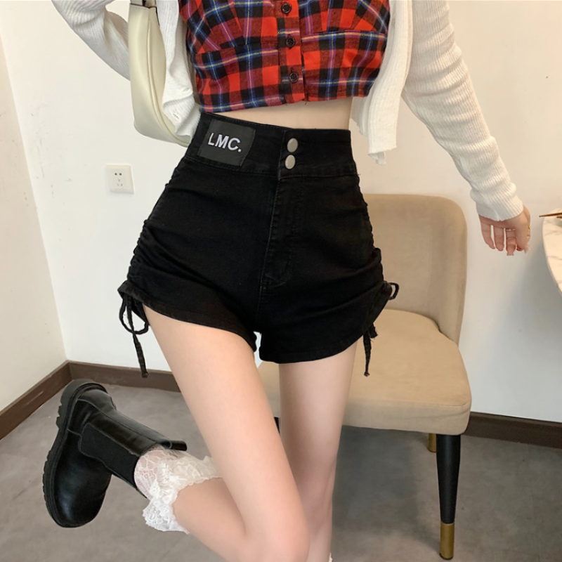 Mini pants jeans shorts plus size hot girl style 2 colors LL-074