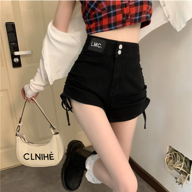 Mini pants jeans shorts plus size hot girl style 2 colors LL-074